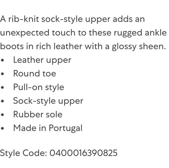 new Staud Bow Lug-Sole Rib-Knit Sock Ankle Leather Boots - Picture 13 of 13